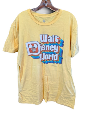 Disney Yellow Walt Disney World Retro Graphic Tee